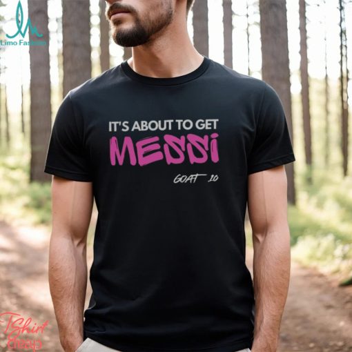 Get Messi Goat 10 Miami 2 Sided Shirt