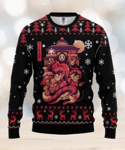 Ghibli Spirited Away Anime Ugly Christmas Sweater Christmas Giift