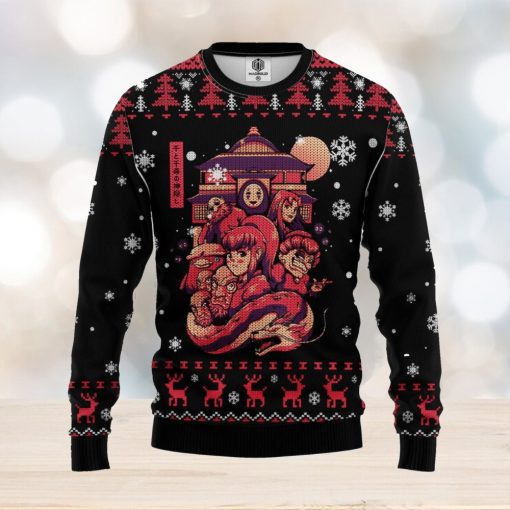 Ghibli Spirited Away Anime Ugly Christmas Sweater Christmas Giift