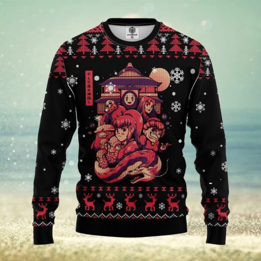 Ghibli Spirited Away Anime Ugly Christmas Sweater Christmas Giift