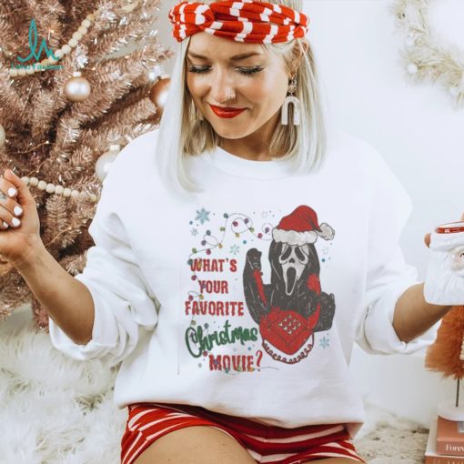 Ghost Face Xmas Scream T Shirt
