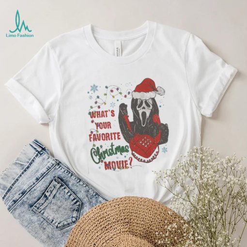 Ghost Face Xmas Scream T Shirt