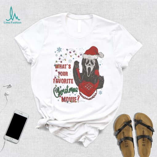 Ghost Face Xmas Scream T Shirt