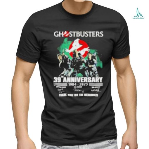 Ghostbusters 39th Anniversary 1984 – 2023 Thank You For The Memories Signature T shirt