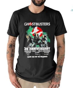 Ghostbusters 39th Anniversary 1984 – 2023 Thank You For The Memories Signature T shirt