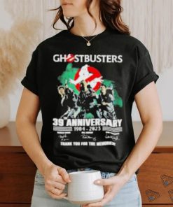 Ghostbusters 39th Anniversary 1984 – 2023 Thank You For The Memories Signature T shirt