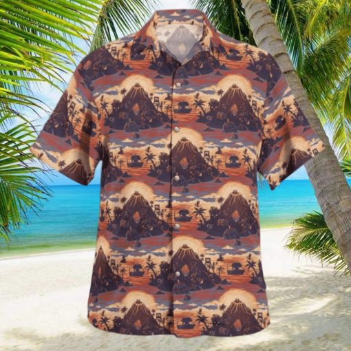 Ginger Island Resort Button Up Hawaiian Shirt