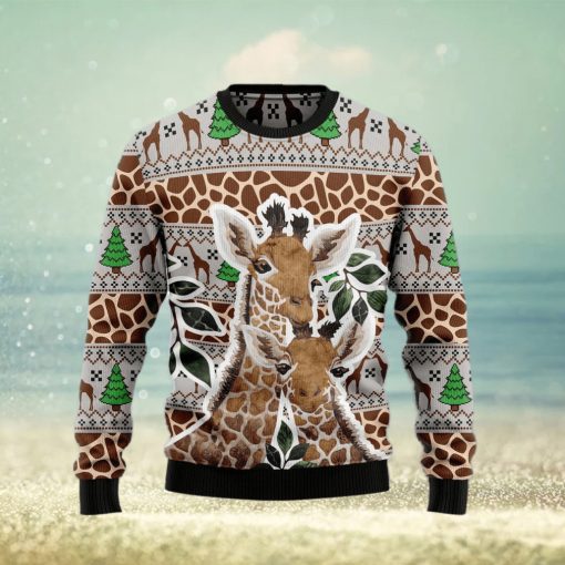 Giraffe Wintertime Ugly Christmas Sweater Gift Men Women