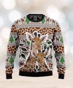 Giraffe Wintertime Ugly Christmas Sweater Gift Men Women