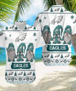 Gnome Christmas NFL Philadelphia Eagles Hawaiian Shirt Practical Beach Gift