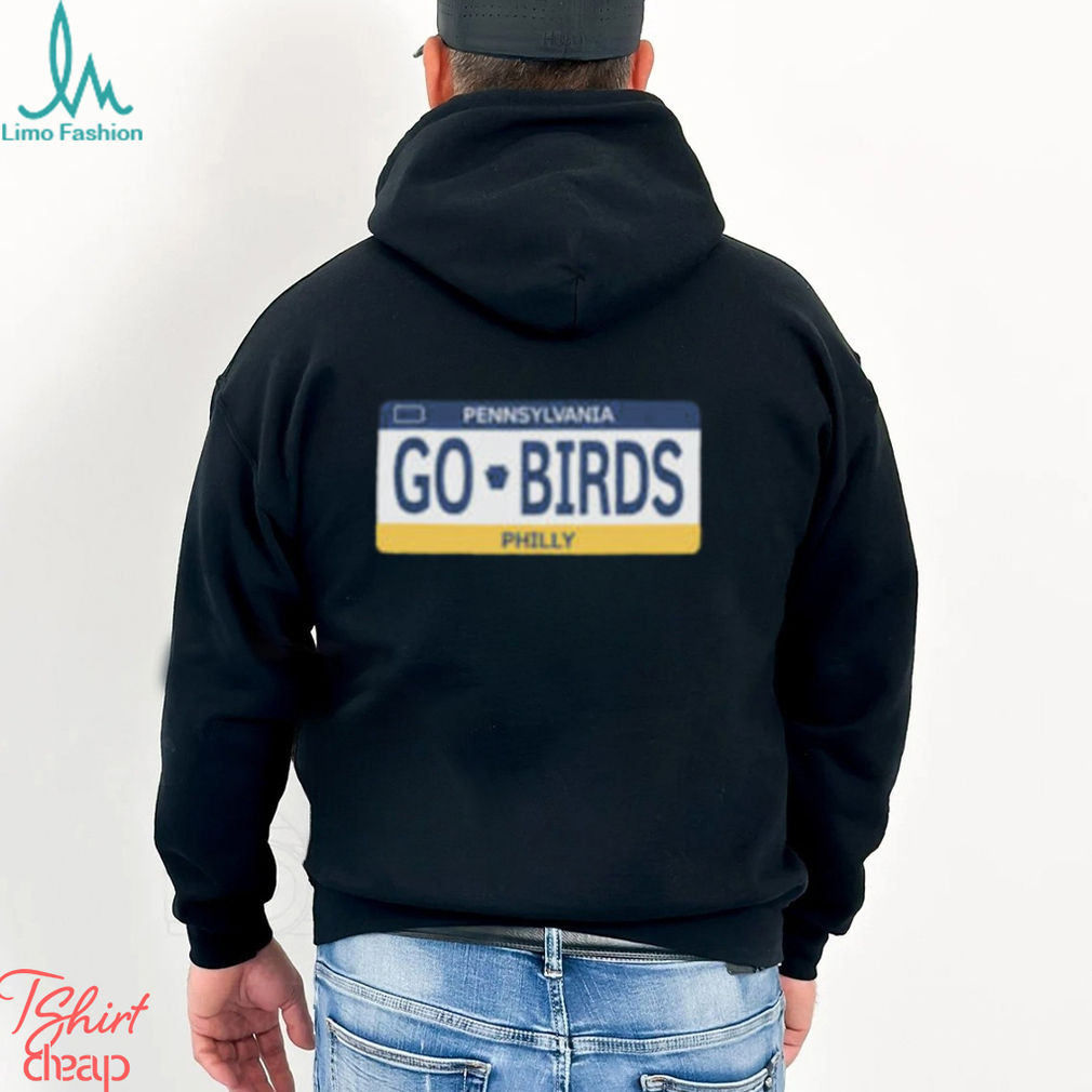 Go Birds License Plate Tee Shirt - HollyTees