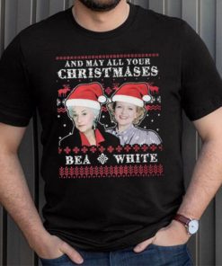 Golden Girl May All Your Christmas T shirt, Betty White Bea Arthur Christmas Shirt