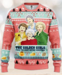 Golden Girl Pink Ugly Sweater