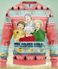 Golden Girl Pink Ugly Sweater