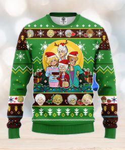 Golden Girls Ugly Christmas Sweater Green 1 Amazing Gift Men And Women Christmas Gift