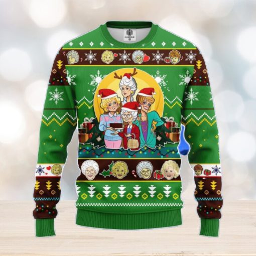 Golden Girls Ugly Christmas Sweater Green 1 Amazing Gift Men And Women Christmas Gift