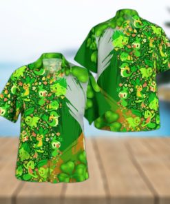 Grass Pokemon Happy Patrick's Day Hawaiian Shirt Gift For Daughter