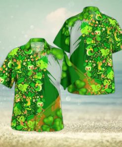 Grass Pokemon Happy Patrick’s Day Hawaiian Shirt Gift For Daughter