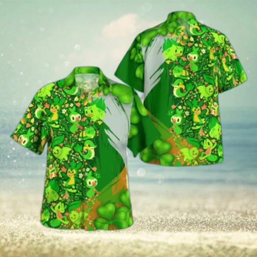 Grass Pokemon Happy Patrick’s Day Hawaiian Shirt Gift For Daughter