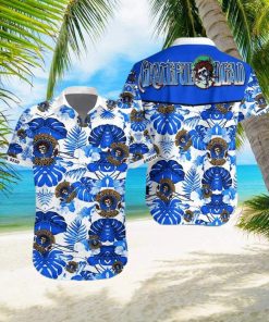 Grateful Dead Hawaiian Shirt Tropical Palm Leaves Beach Gift For Friend