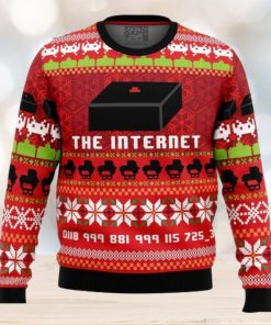 Great Reception The Internet Sweater Christmas Gift For Holiday The Internet 3D Ugly Christmas Sweater