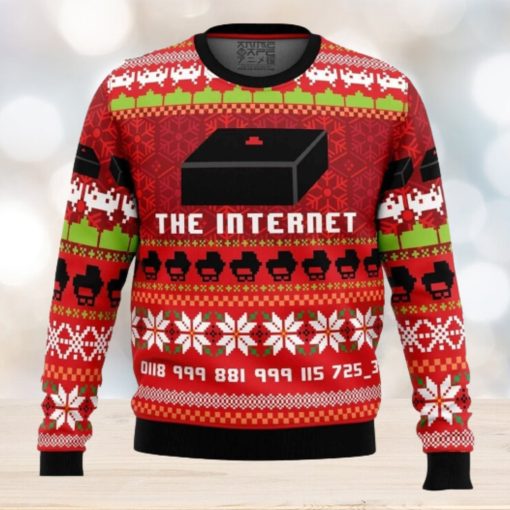 Great Reception The Internet Sweater Christmas Gift For Holiday The Internet 3D Ugly Christmas Sweater