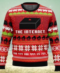 Great Reception The Internet Sweater Christmas Gift For Holiday The Internet 3D Ugly Christmas Sweater