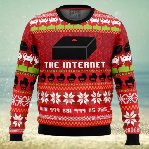 Great Reception The Internet Sweater Christmas Gift For Holiday The Internet 3D Ugly Christmas Sweater