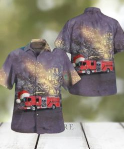 Greater Naples Fire Rescue District Christmas Hawaiian Shirt