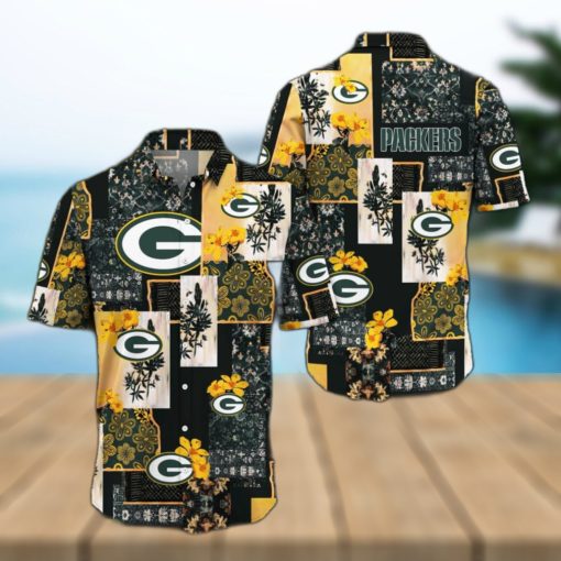 Green Bay Packers Map US Pattern Hawaiian Shirt Short Sleeve For Men And Women