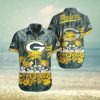 Chicago Bears NFL Hawaiian Shirt Floral Print American Flag Beach Shirt Short Style Summer