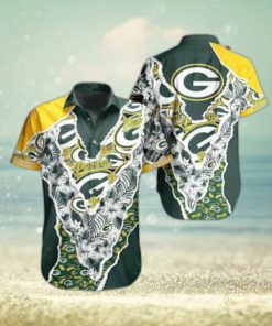 Green Bay Packers Nfl Hawaii Shirt Graphic Floral Pattern This Summer Meaningful Gifts For Fans