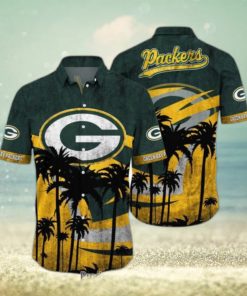 Green Bay Packers Cannabis All Over Printed Summer Hawaiian Shirt