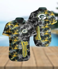 Green Bay Packers Nfl Hawaiian Shirt And Shirt Tropical Pattern Summer For Football Nfl Fans