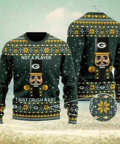 Green Bay Packers Big Snowflake Pattern Ugly Christmas Sweater