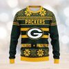 Green Bay Packers Dabbing Santa Ugly Christmas Sweater 3D Gift For Fans