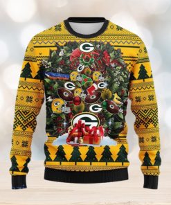 Baltimore Ravens Tree Ball Christmas Ugly Sweater