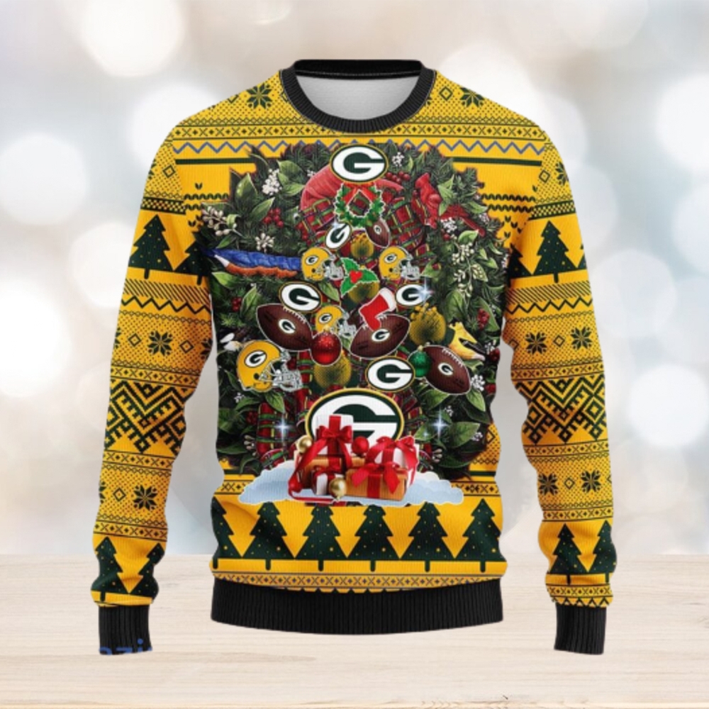 Green Bay 3D Printed Ugly Christmas Sweater