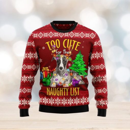 Greyhound Too Cute Ugly Christmas Sweater Gift Men Women