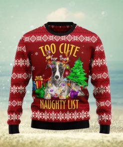 Greyhound Too Cute Ugly Christmas Sweater Gift Men Women