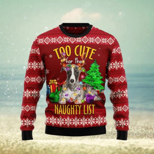 Greyhound Too Cute Ugly Christmas Sweater Gift Men Women