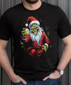 Grinch Santa Shirt, Unique Christmas Grinch Face Gift