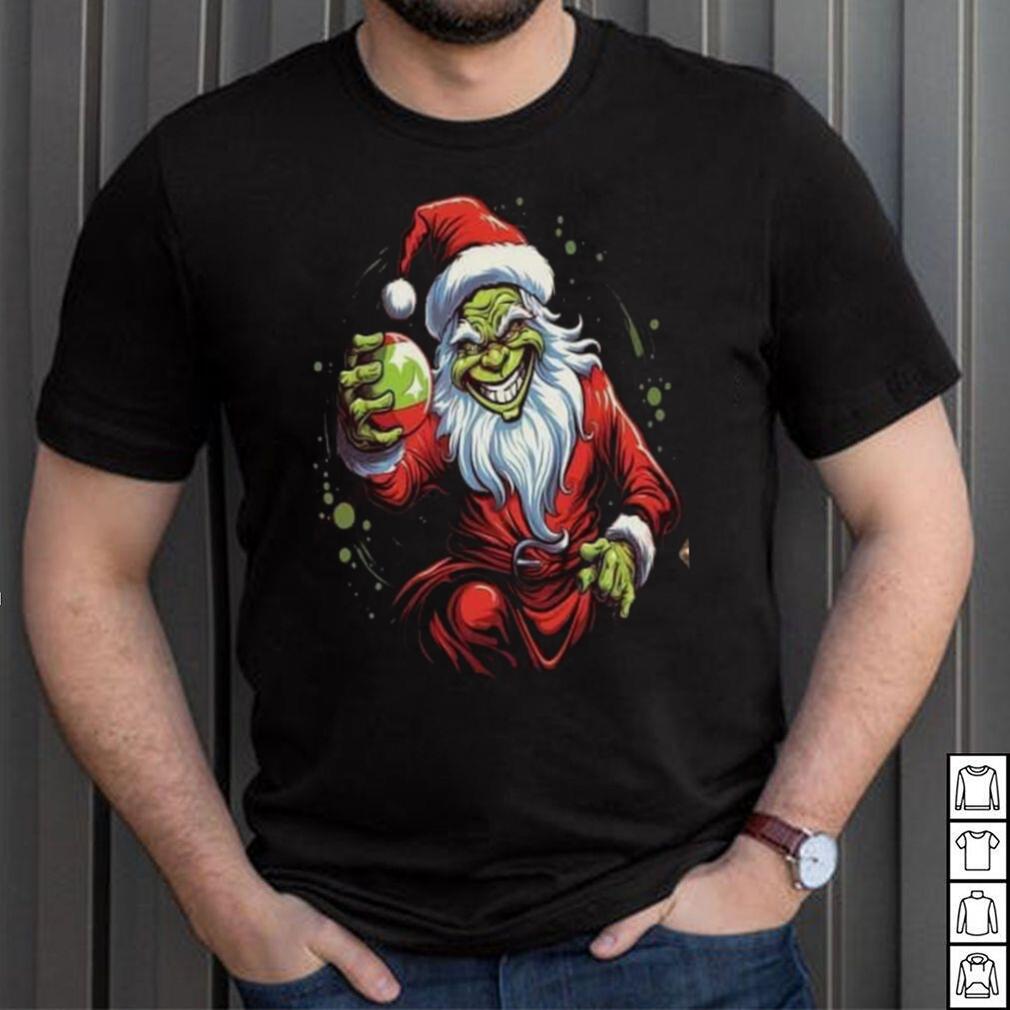 Grinch Santa Shirt, Unique Christmas Grinch Face Gift Grinch Santa Shirt, Unique Christmas Grinch Face Gift