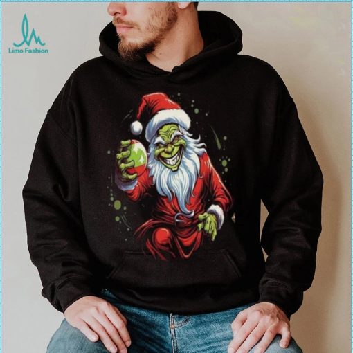 Grinch Santa Shirt, Unique Christmas Grinch Face Gift