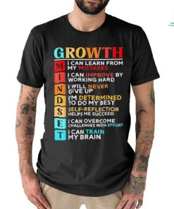 Growth Mindset Definition Motivational Quote Inspiration T Shirt
