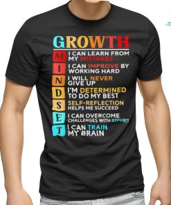 Growth Mindset Definition Motivational Quote Inspiration T Shirt