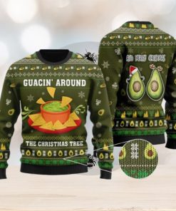 Guacin Around The Christmas Tree Ugly Sweater 3D From Someone Who Love Avocado