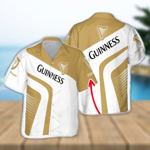 Guinness High Quality Custom Name Design Hawaiian Shirt For Men And Women Gift Beach