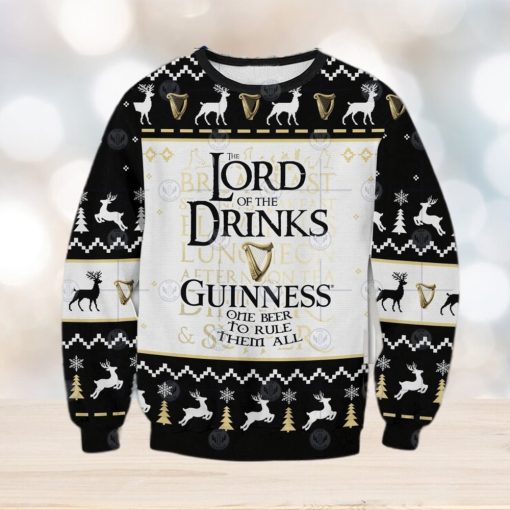 Guinness Lord Of The Rings Ugly Christmas Sweater