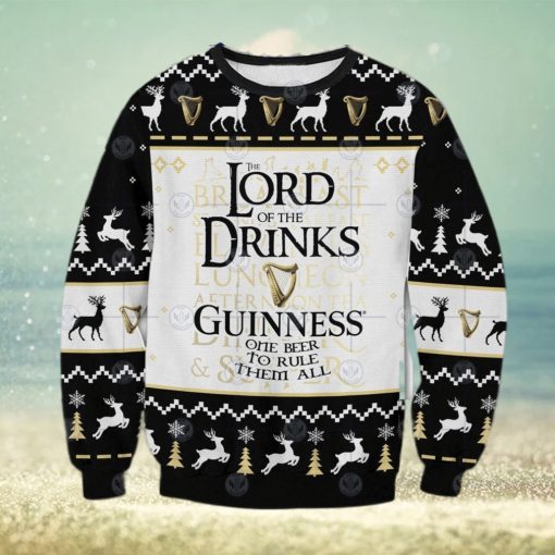 Guinness Lord Of The Rings Ugly Christmas Sweater